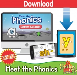 [Download]プリスクール・プレップ(Preschool Prep)Meet The Phonics 3DVD+3Set Book