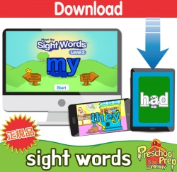 [Download]プリスクール・プレップ(Preschool Prep)Sight Words 3DVD+3Set Book