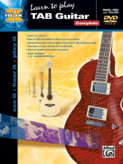 알프레드 맥스 탭 기타 완성하기 DVD&amp;Book (Alfred&#039;s MAX™ TAB Guitar, Complete)
