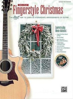 알프레드 핑거스타일 크리스마스 기타 DVD&amp;Book (Alfred&#039;s See &amp; Play Fingerstyle Christmas Guitar)